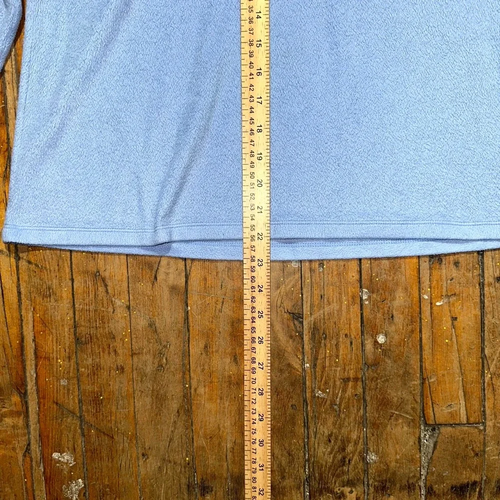 Croft & Barrow Pajama Top‎ Womens XS Blue Fleece Long Sleeve V-Neck Pullover